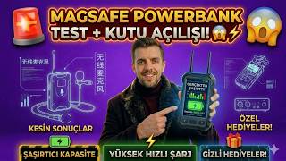 MAGSAFE POWERBANK TEST + KUTU AÇILIŞI! 😱⚡ GERÇEKTEN ŞAŞIRTTI! 🔋