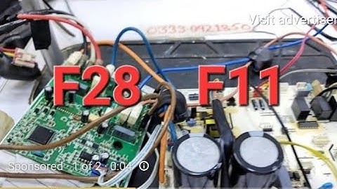 Haier Dc inverter ac F28 F11 error code outdoor pcb Dc inverter ac pcb Hvac Technology