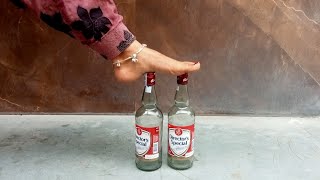 Bottle Trampling Challenge