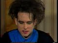 The Cure May 1989 Spanish tv TVE1 rockopop : interview R.Smith