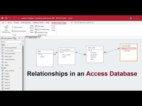 Microsoft Access Tutorial | Database Relationships Design Explained ...
