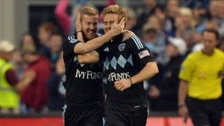 GOAL: Chance Myers scores his 2nd of the 1st half | Sporting KC vs. Portland Timbers