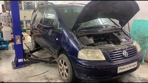 VW Sharan 1.9 TDI AUY Timing belt replacement