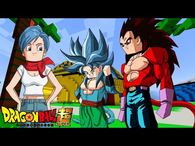 WHO'S YOUR FAMILY? - O FILHO DE VEGETA SUPER SAIYAJIN 4 E BULMA NO  MINECRAFT ! DRAGON BALL SUPER ! 