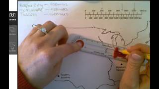 using a compass to triangulate the epicenter