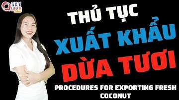 Xuất khẩu dừa tươi, Quy trình xuất khẩu dừa tươi sang Châu âu | Sky Queen Logistics