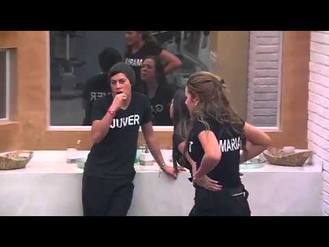 Pelea Gaby y Juver