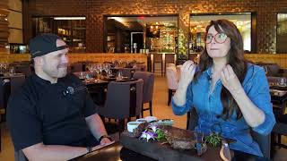 Eating A TOMAHAWK STEAK at Meat Market in Palm Beach with Monti Carlo