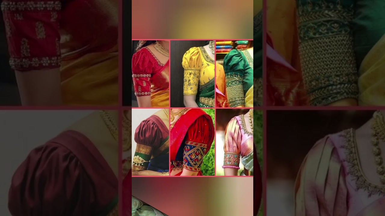 ♥️🌿✨️ blouse Sleeves Design Ideas 