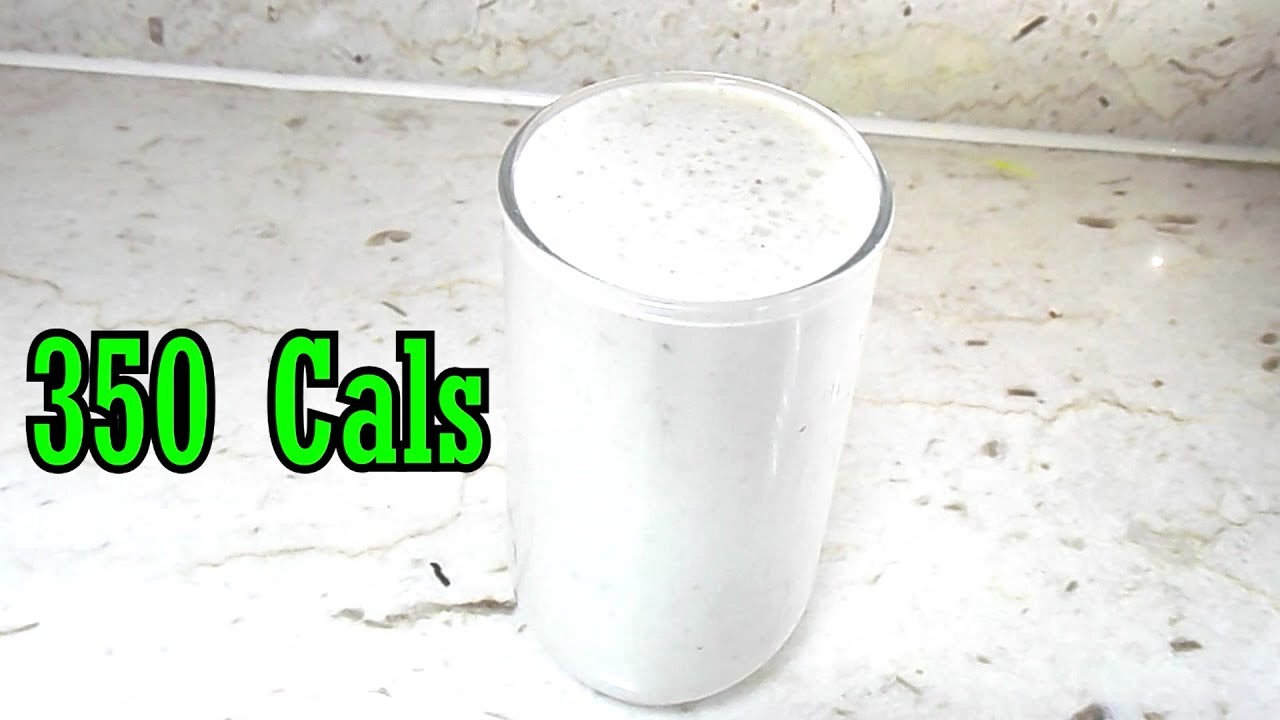 1000 calorie meal plan Easy Home Made Nut Protein Smoothie - WITHOUT Protein Powder