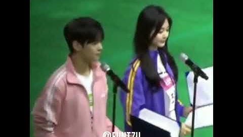 TWICE Tzuyu and ASTRO  Eunwoo moments  isac 2019😍😍