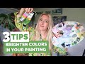 3 Tips for Brighter Acrylic Colors in Your Paintings