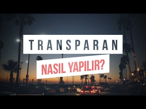 Transparan Yazı Nasıl Yazılır? [Photoshop]