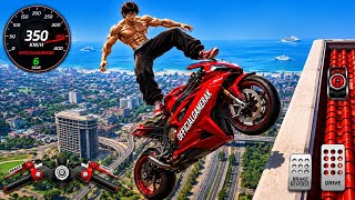 Super Hero Bike Mega Ramp Simulator 3D - Extreme Motocross Dirt Bike Stunt Racing - Android GamePlay screenshot 1