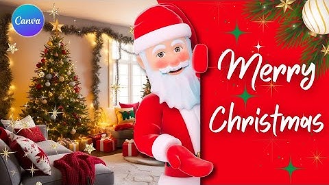 How to create a Christmas Animation in Canva