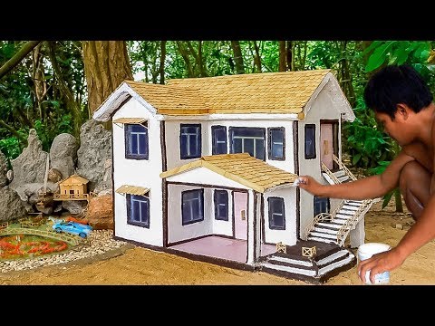 dream-model-house-----how-to-make-a-beautiful-model-house-brick-house-compilation-(-full-video-)