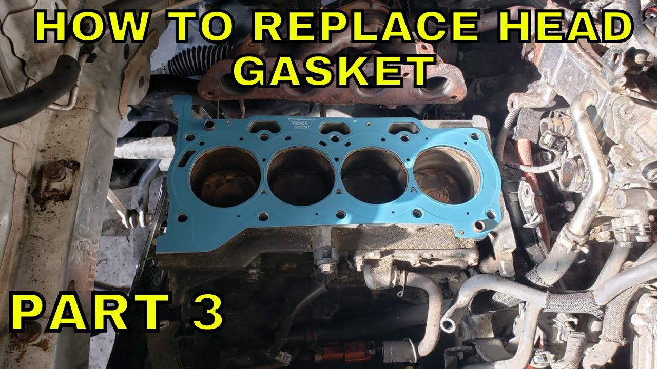 How To Replace Head Gasket On Toyota Prius part 3 - YouTube