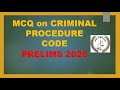 MCQ on Criminal Procedure Code for Prelims Exam