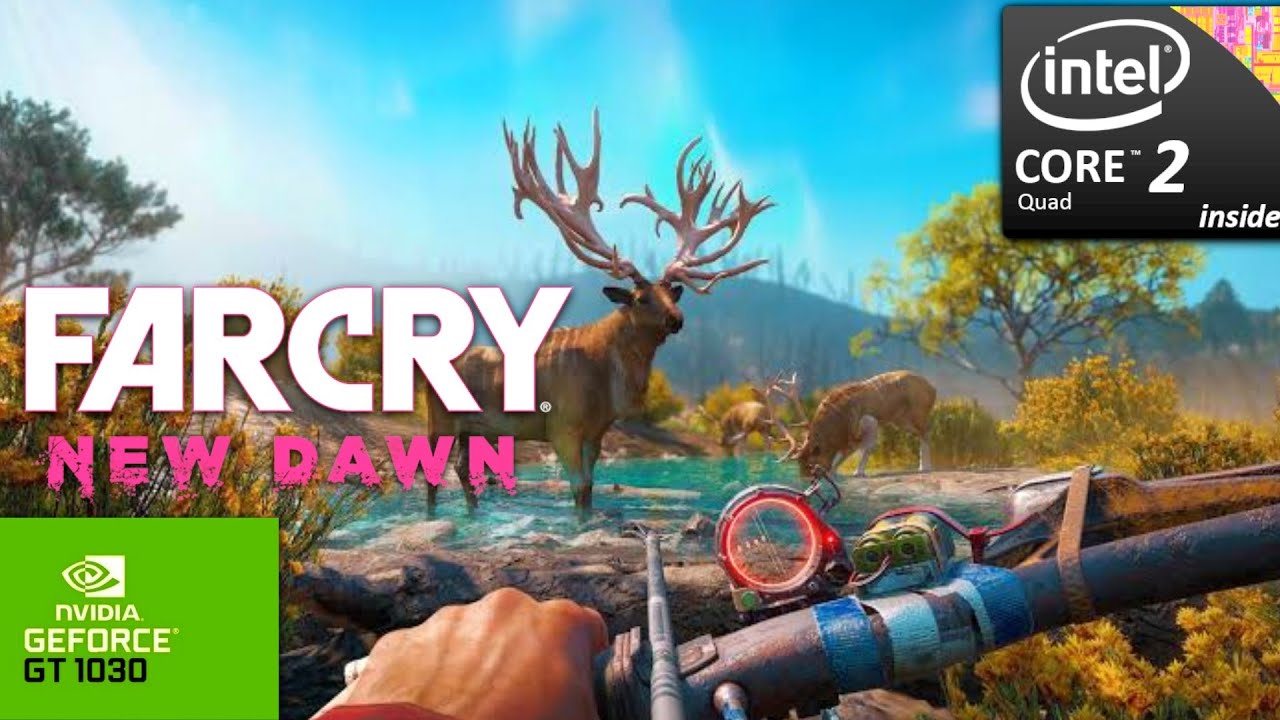 Far Cry New Dawn - Core 2 Quad Q8400 - 6GB RAM - GT 1030 GDDR5