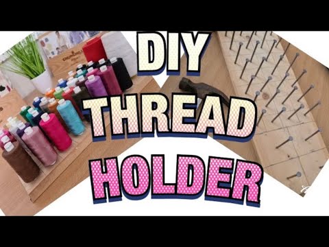 How to DIY a Thread Holder - Simple & Easy Embroidery Tutorial 