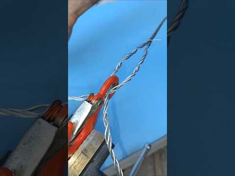 How to Quickly and Reliably Connect a Steel Cable Without Accessories #diy #tips #tipsntricks