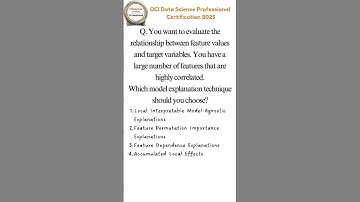 17 | OCI Data Science Professional Certification 2025