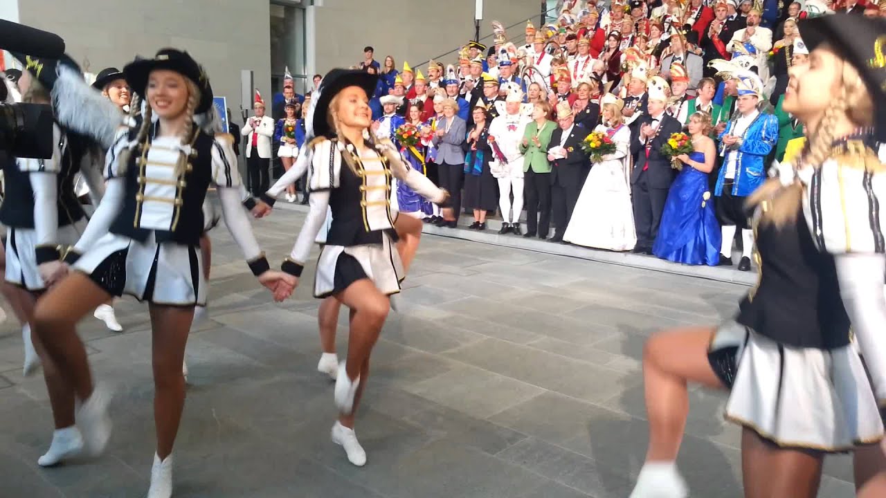 Karneval im Kanzleramt - Tanzsportgarde Coburger Mohr