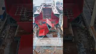 Shipbuilding Spectacle Watch This Giant Vessel Section Take Flight Like A Metal Whale