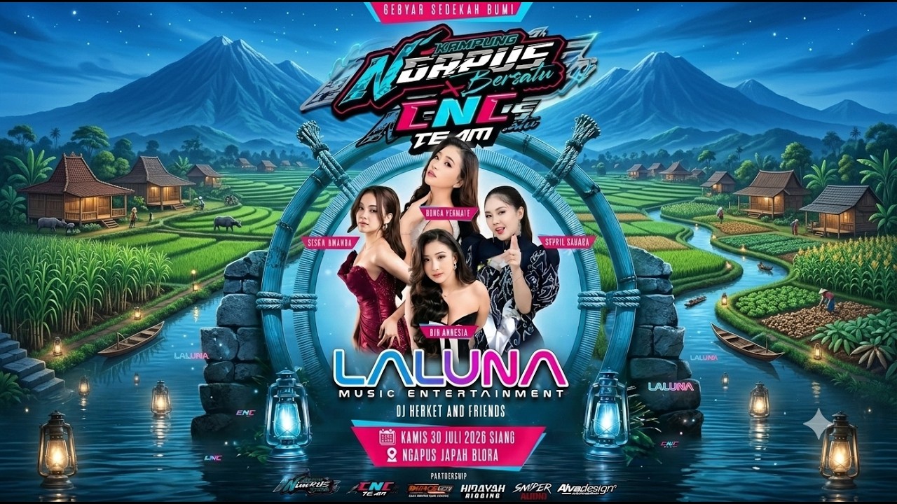 Cover 🔴SPECIAL FULL ALBUM LALUNA MUSIC - SNIVER AUDIO - SEDEKAH BUMI NGAPUS JAPAH 2026