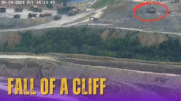 Belaz Haul Truck Falls Off Cliff Dangerous Accidents Caught on Camera |  Fails Compilation 2025