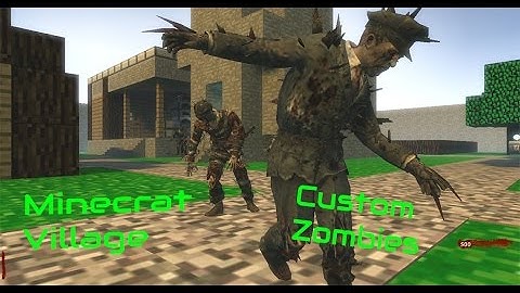 "One of my new favorite maps" Custom Zombies "Minecraft Village" Call of Duty Custom Zombies