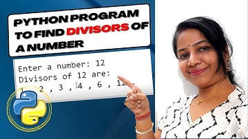 How to find all the divisors of a number in Python | python find divisors