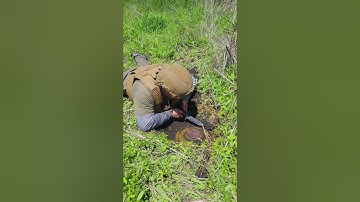 Removal of TM62 Anti Tank Landmine in Kharkiv Region Ukraine. #ukraine #ukraina #forukraine
