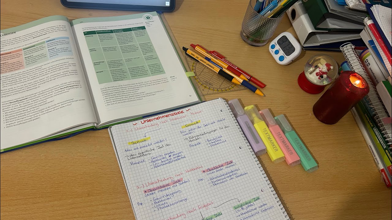 40-Minute Study With Me✨📚|Deep Focus | Klausurvorberetung | Night ASMR | Real Time| Productivity 