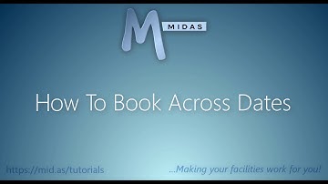 MIDAS: How To Book Across Dates