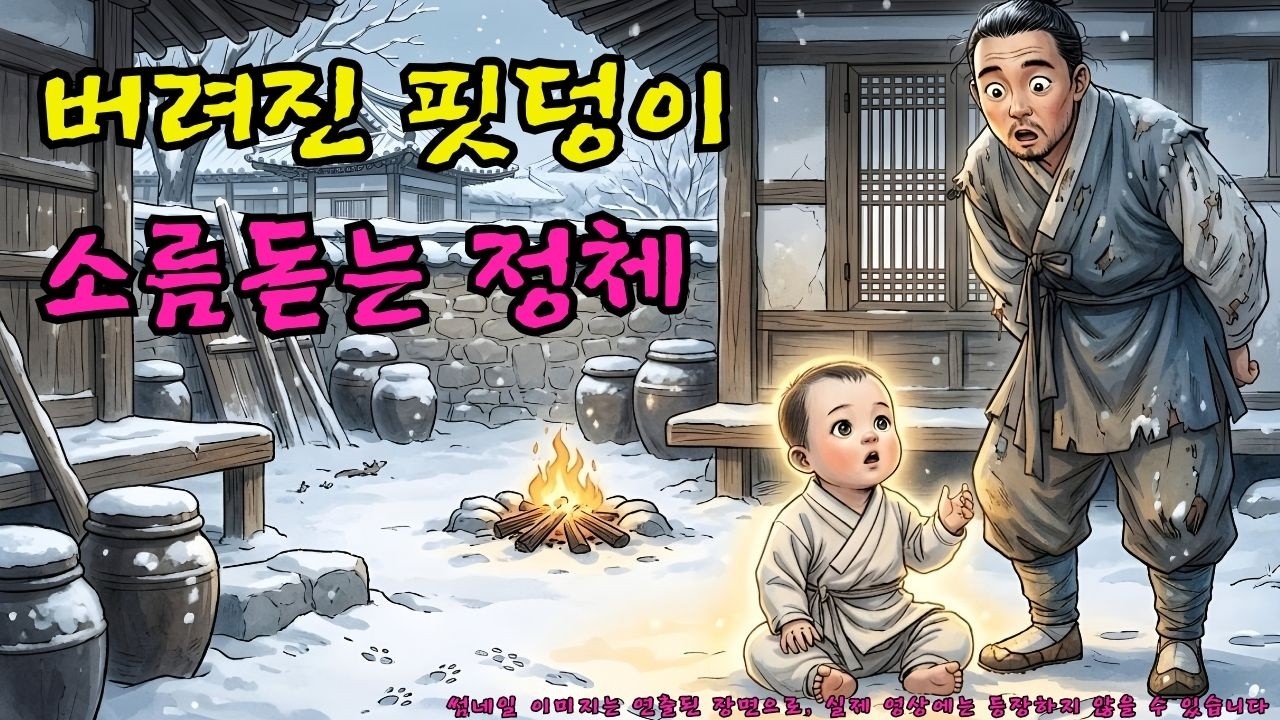 [오열주의] 바보 머슴이 주워온 아기의 소름돋는 정체! 백호산의 기적 |야담·민담·전설·설화·옛날이야기·야사·오디오북