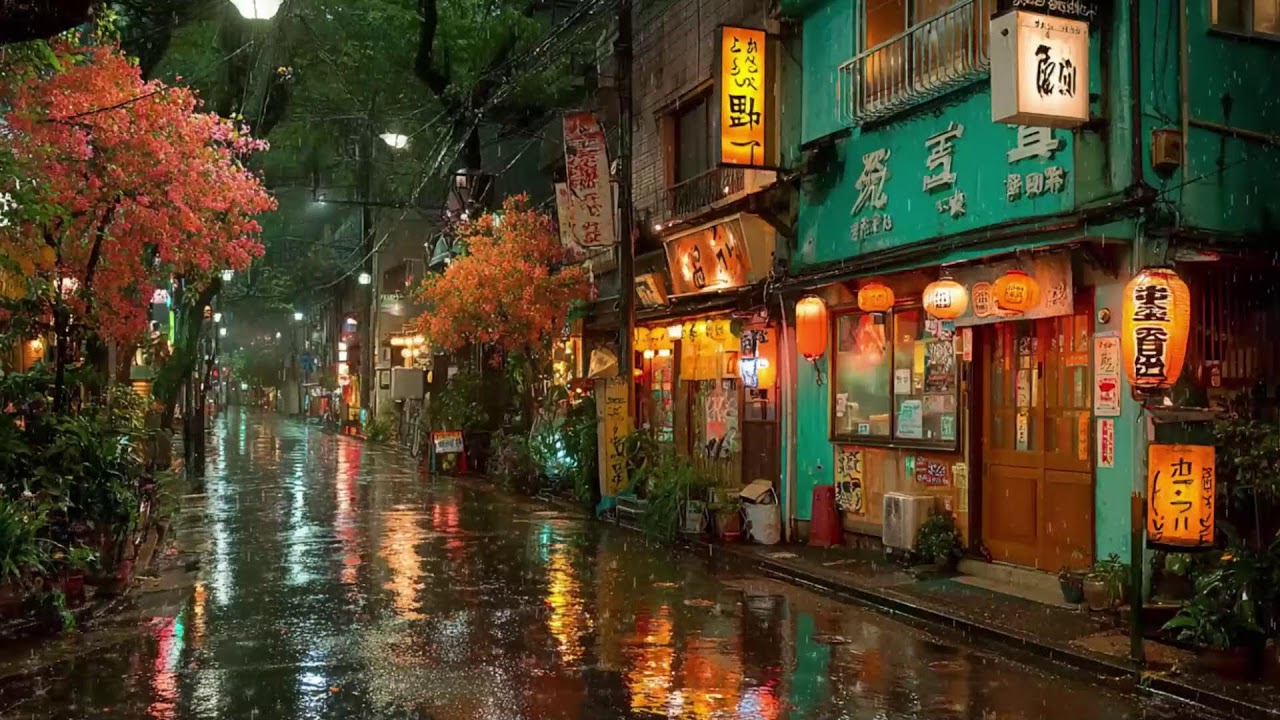 Fall Asleep in Minutes with Kyoto Rain 🌧️ | Deep Sleep, Calm Mind & Lofi