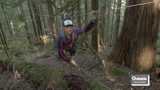 Unreal Zipline Mountain Bike Filming