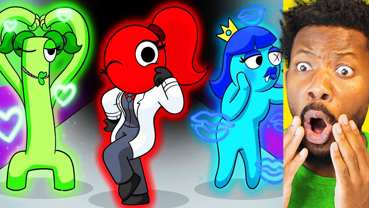 BigB Reacts to The Rainbow Friends SISTERS!