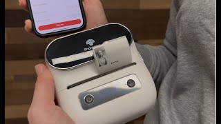 Phomemo M220 Label Maker, Bluetooth Barcode Label Printer