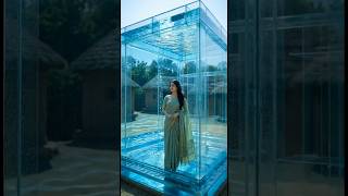 glass bungalow cool breeze#viral #ai #aa23 #oc #story #viralvideo #saree #story #shorts