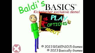 Baldis basics kickstarter exclusive demo Ending [Read the whole description]