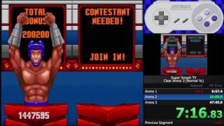 Super Smash TV Normal % WR (47:05)