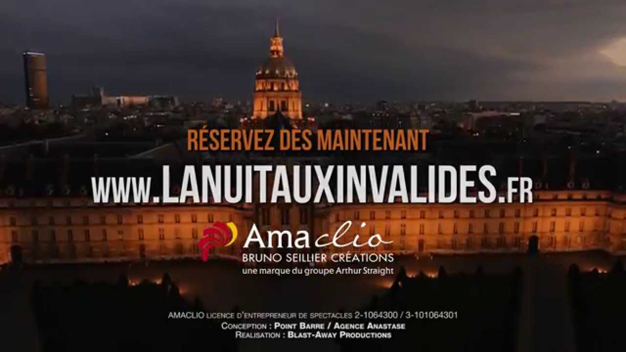 son et lumière strasbourg Bande annonce La Nuit aux Invalides 2014