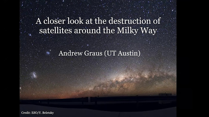 A closer look at the destruction of satellites around the Milky Way by Andrew Graus