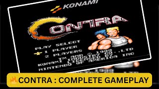 Contra Game Full Complete Gameplay Walkthrough | Classic NES | All Stages | Retro Gaming | IT WALA