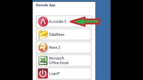 CARA BUKA ACCURATE 5 LEWAT INTERNET UNTUK PENGGUNA PERTAMA. Nama Comp Server: akuntansionline.my.id