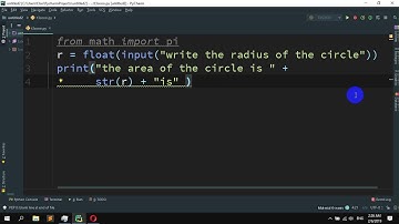 How to find Area of a Circle in Python