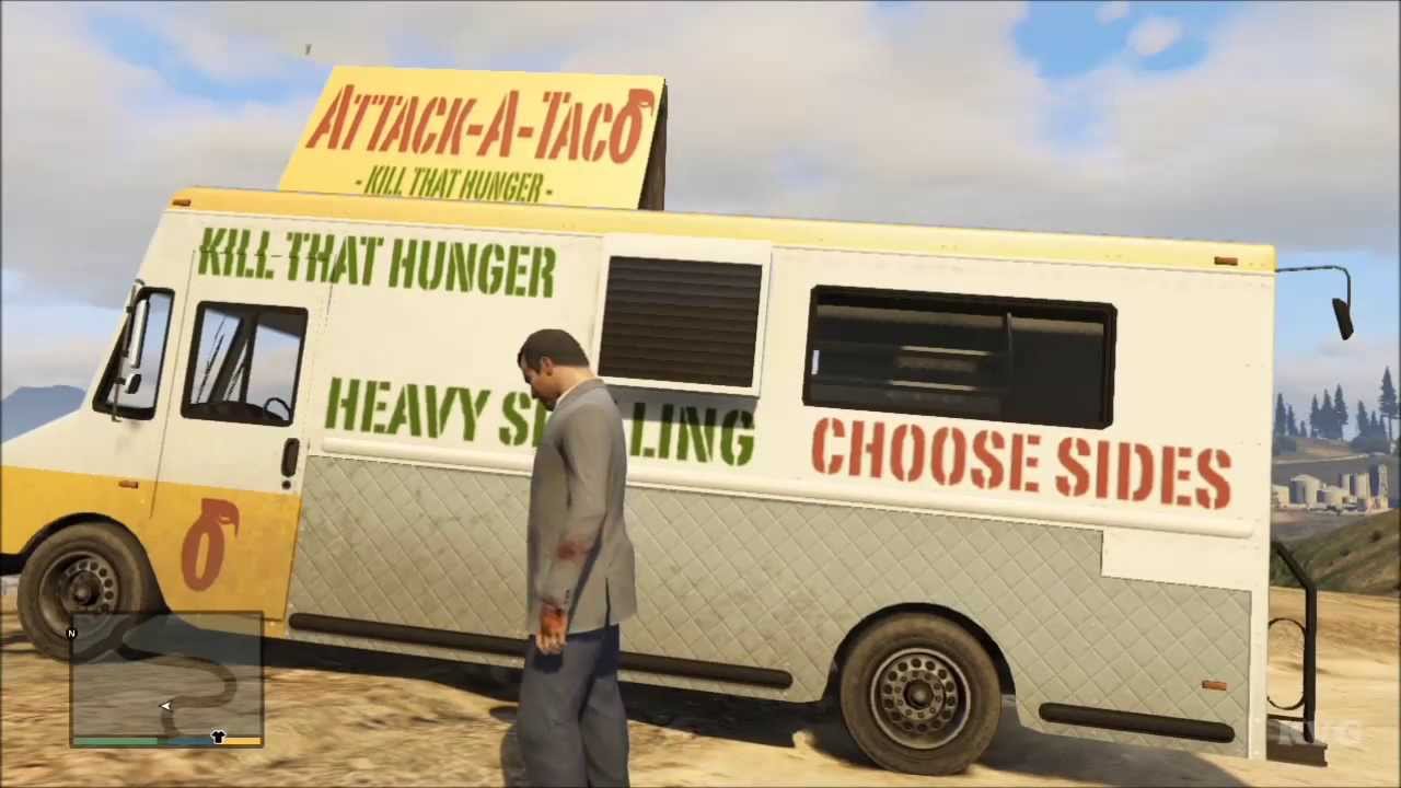 Grand Theft Auto 5 Taco Truck Driving Gameplay [HD] YouTube