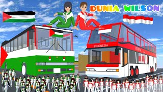 Naik Bus Telolet Bendera Palestina 🇵🇸 Bendera Merah Putih 🇮🇩Yuta Kumpul Penumpang Upin Full Movie
